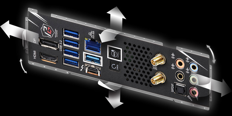 Flexible Integrated IO Shield